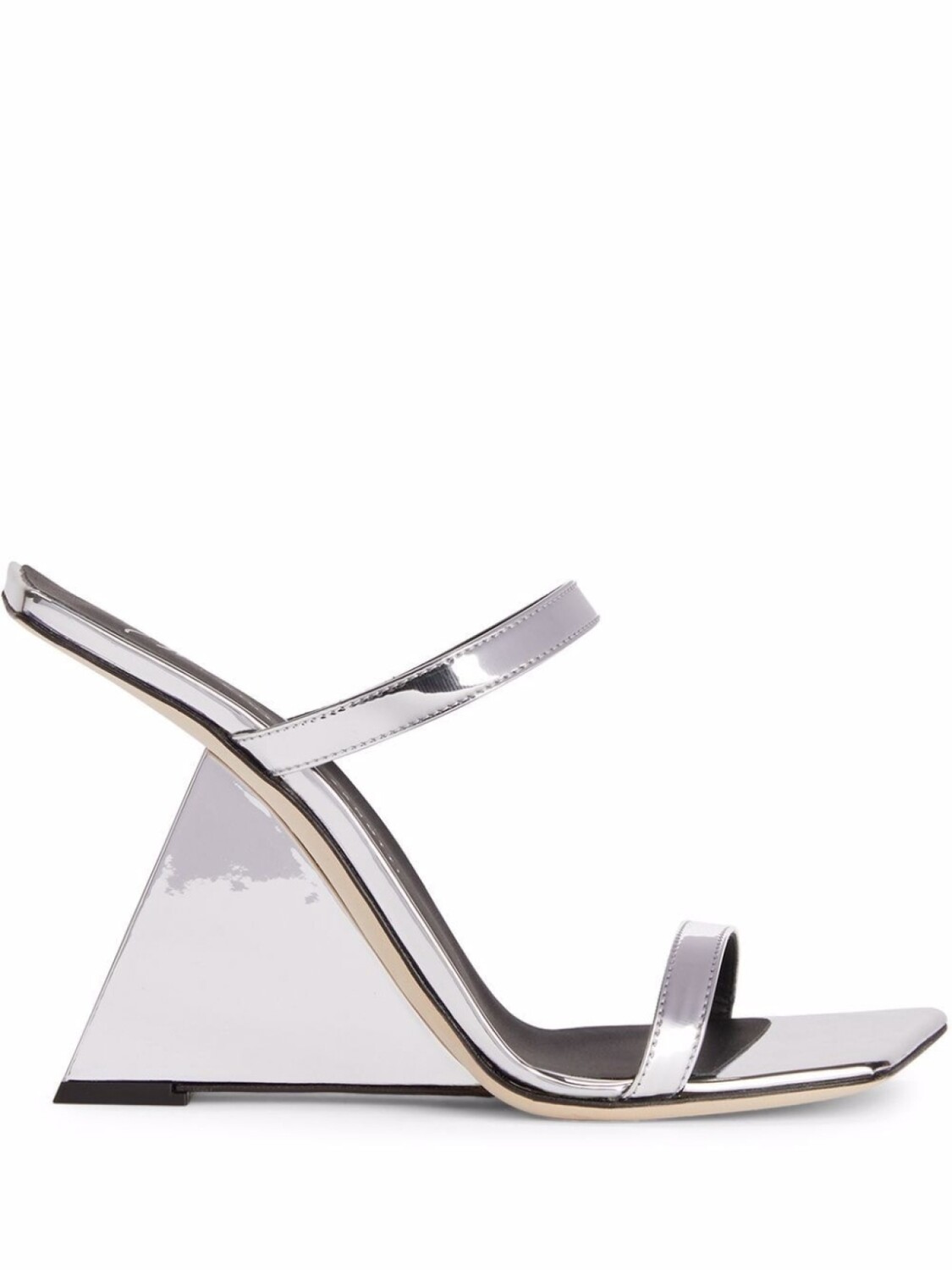 Giuseppe Zanotti босоножки Lilii Borea с ремешками, серебристый