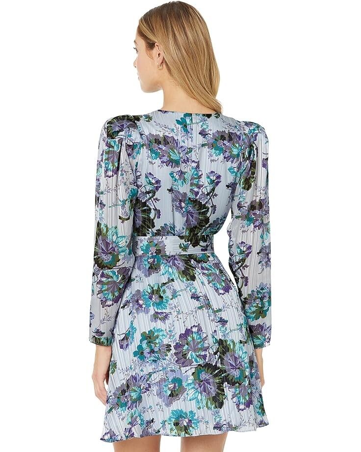 

Платье BCBGMAXAZRIA Printed Wrap Dress, мульти