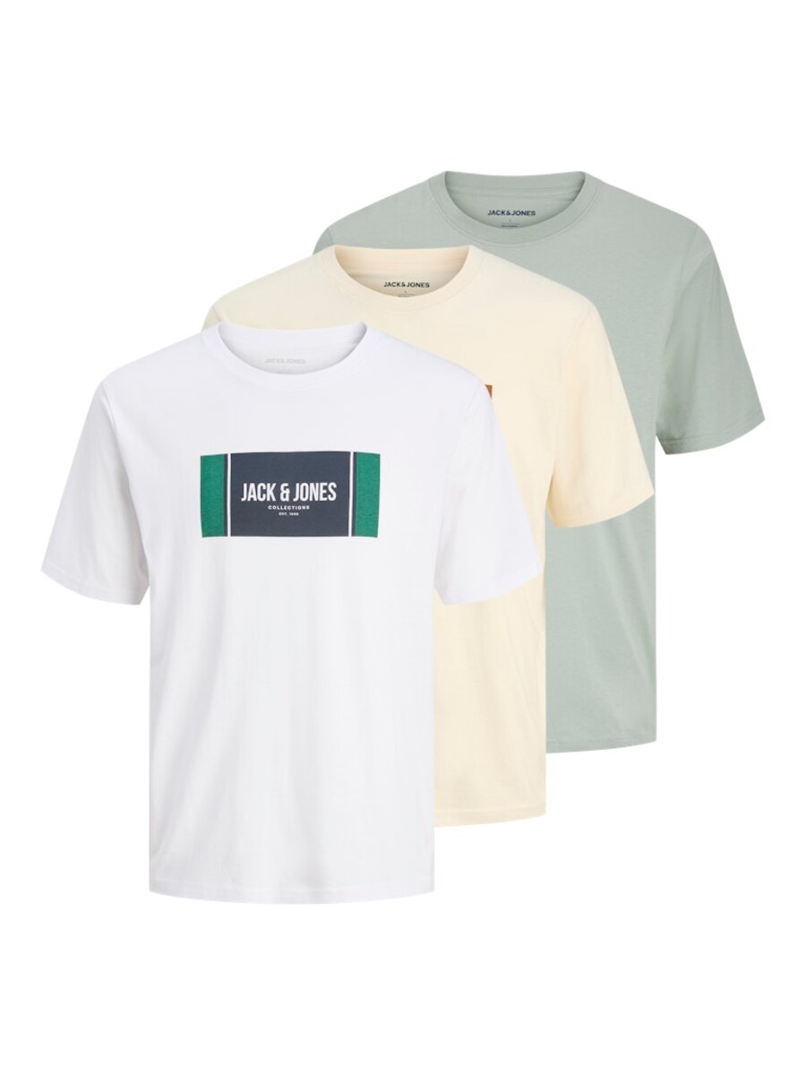 

Футболка JACK & JONES JACK & JONES JJHAYATO, Pastel yellow/Pastel green/White