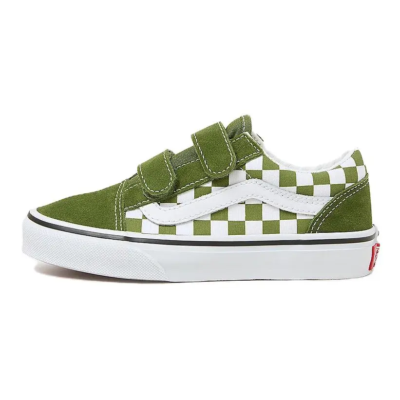 

Кроссовки Vans Old Skool Kids Skateboarding Shoes Kids Low-top Green/White, зеленый