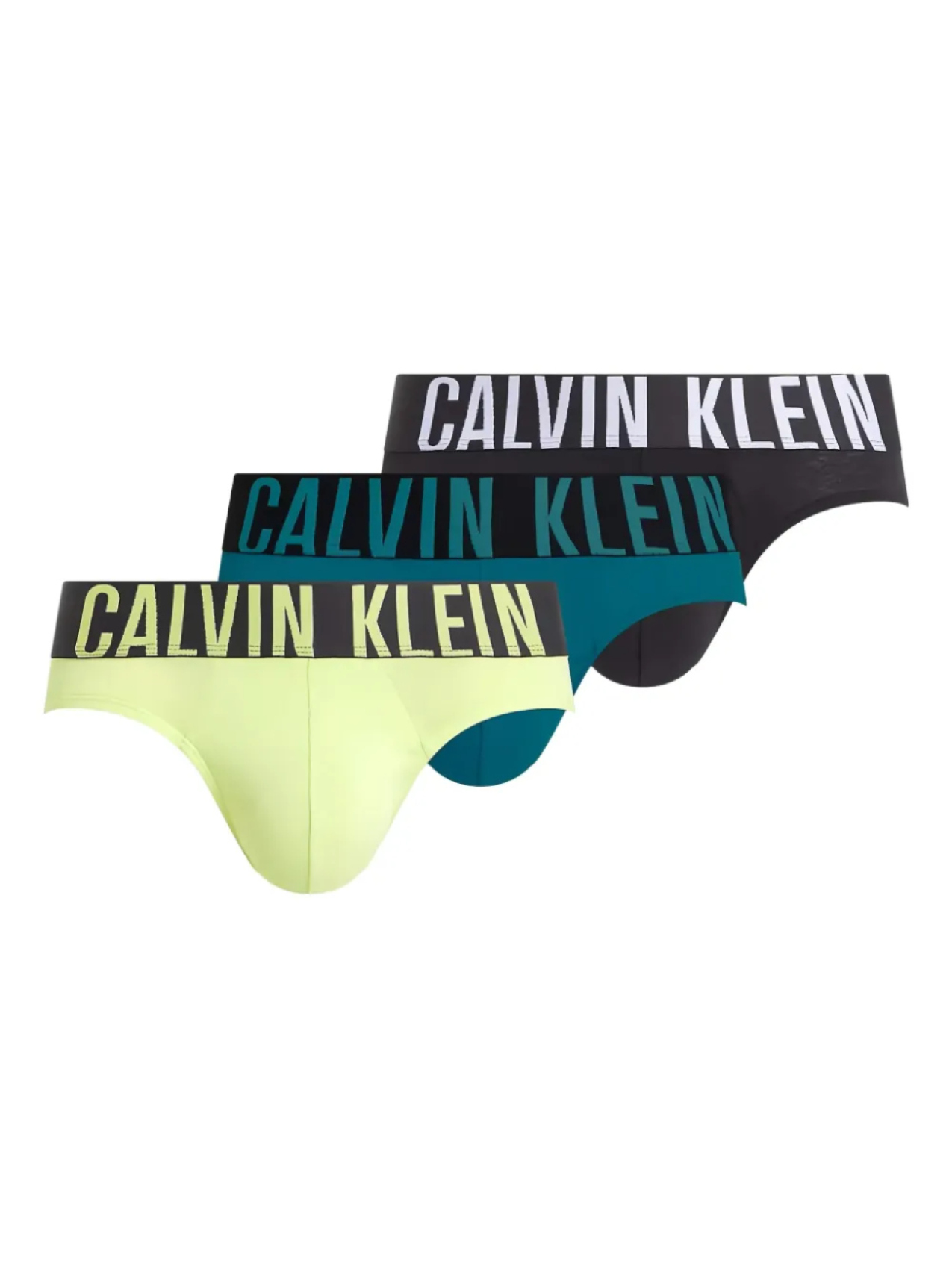 

Calvin Klein комплект из трех трусов-брифов с логотипом, черный