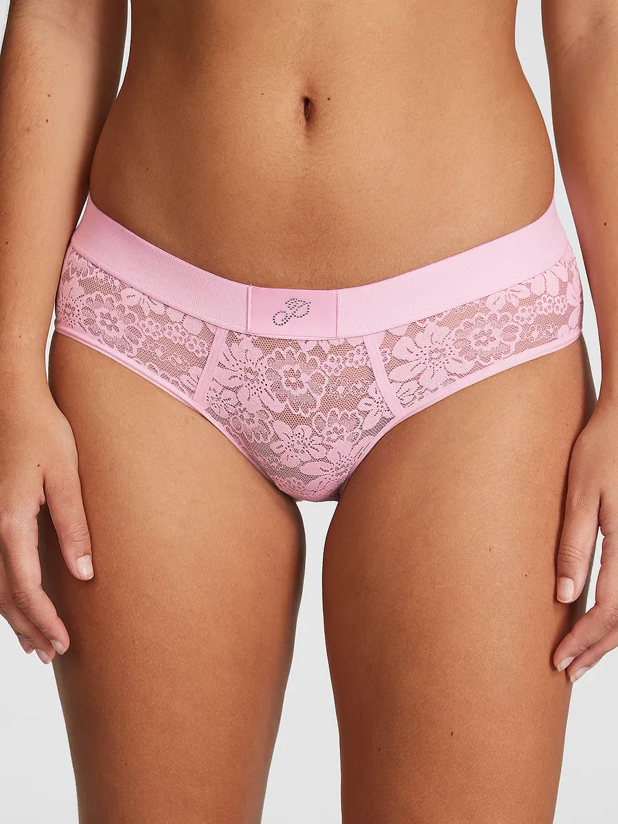 

Трусики Hiphugger с логотипом Wink Pink, розовый