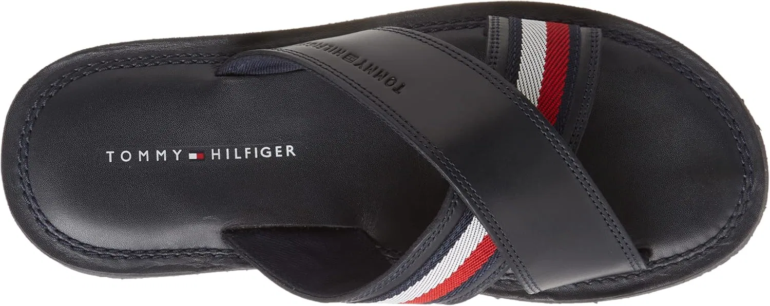 Сандалии Tommy Hilfiger Herren Core Hilfiger Lth Criss C Fm0fm05010 Сандалии, Blue Desert Sky — фото 3