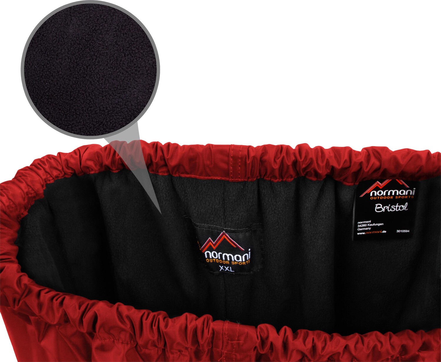 Водонепроницаемые брюки Normani Outdoor Sports Kinder, красный — фото 4