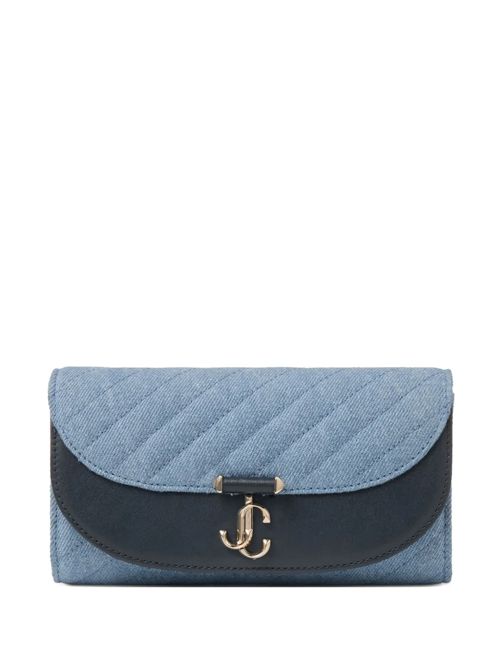 

Стеганый клатч Curve JIMMY CHOO, синий