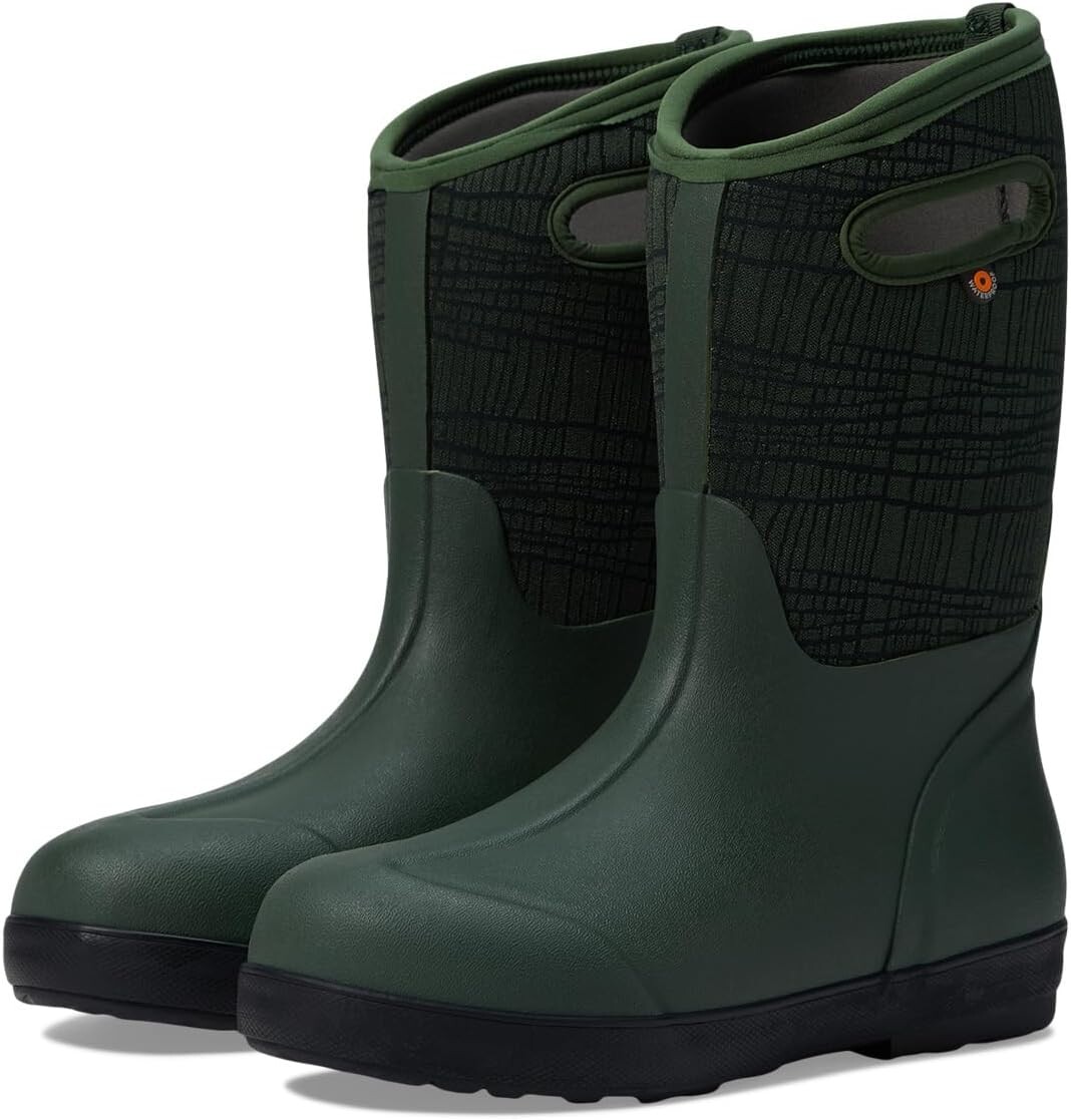 

Резиновые сапоги Classic II Cracks Bogs, цвет Dark Green