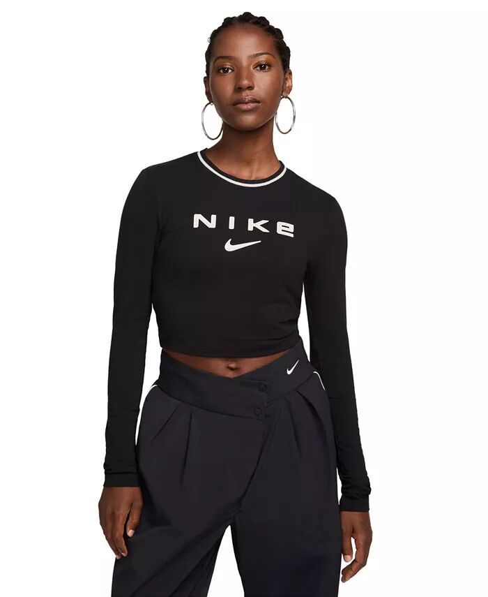 

Женский топ Nike, черный