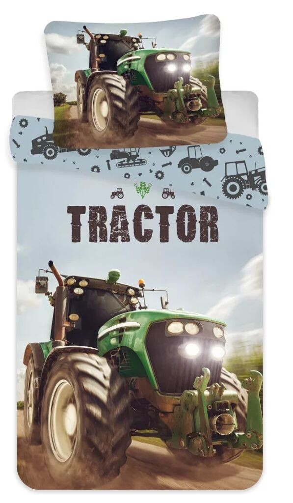 

Deutz Fahr - Extreme Power - Комплект постельного белья Трактор 100% хлопок 135 см x 200 см Jerry Fabrics