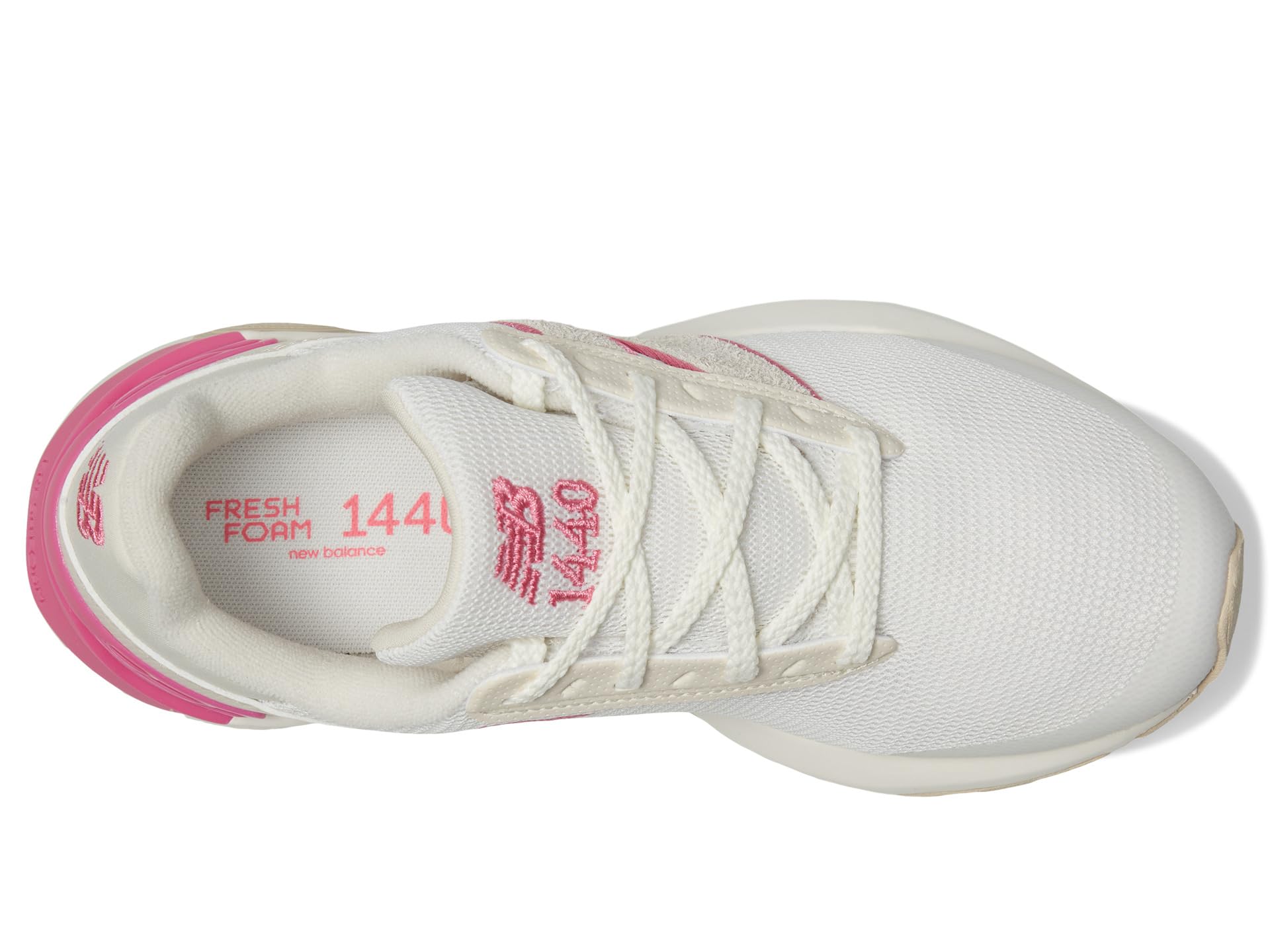 Кроссовки New Balance Kids 1440V1, Sea Salt/Real PinkSee Less — фото 2