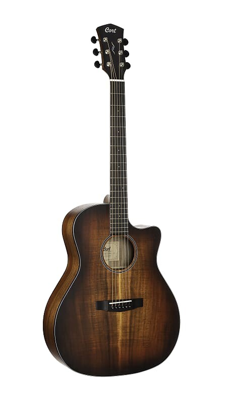 

Акустическая гитара Cort COREGAOPLB Core Series Acoustic Electric Cutaway Guitar. Solid Blackwood