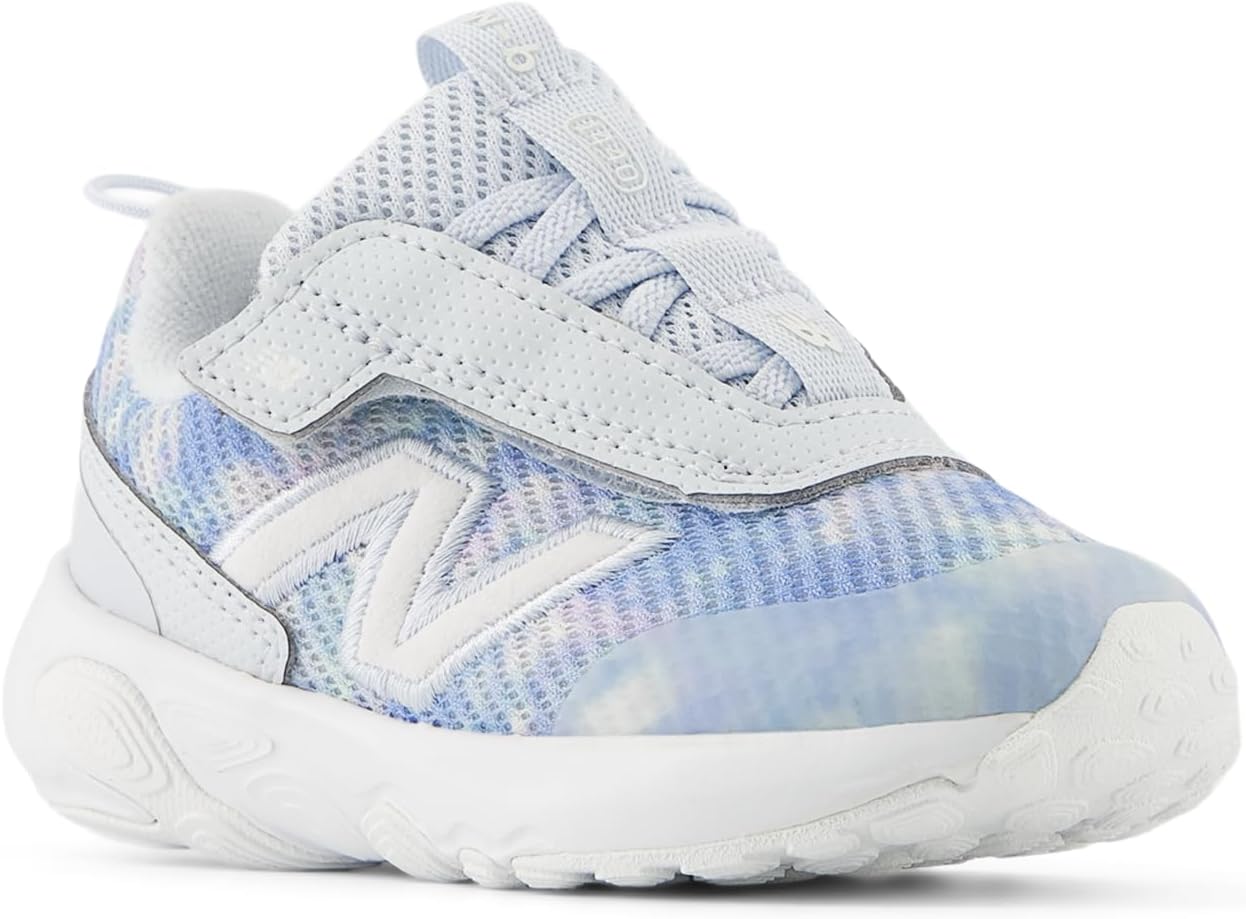 Кроссовки New Balance Baby Boys' New-b 1440 V1 на липучках, белый/синий — фото 2