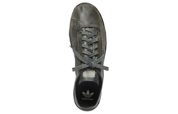 Кроссовки x adidas originals stan smith sneakers 'vintage black' Balenciaga, черный — фото 3