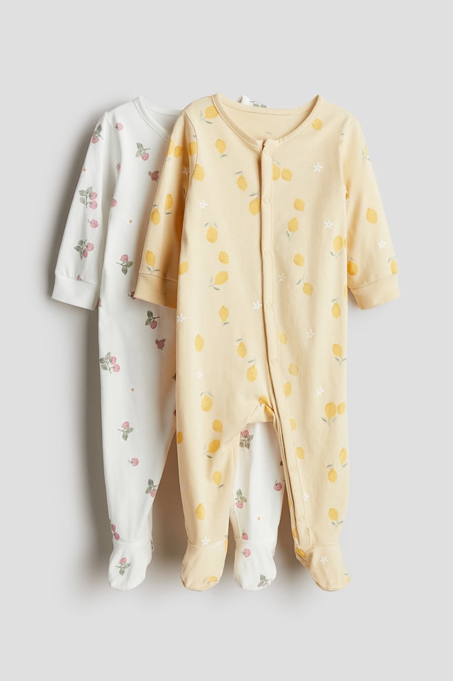 

2 пижамы из хлопка H&M, мультиколор