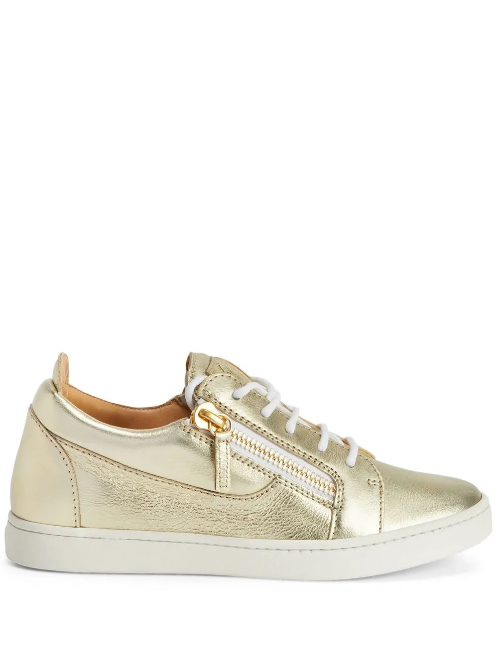 Кеды Nicki с эффектом металлик Giuseppe Zanotti, золотой