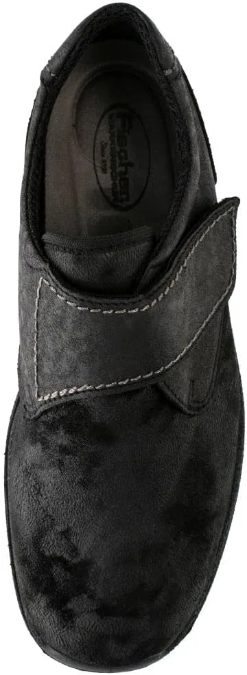 Мужские бандажные туфли Fischer Markenschuh, тапочки, со сменной стелькой, Black 222 — фото 3