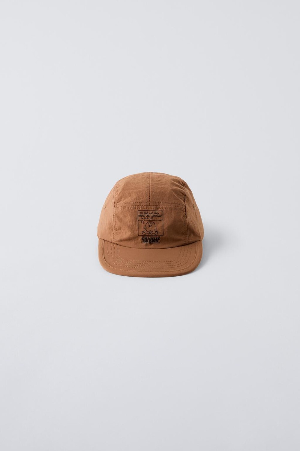 

Кепка charlie brown snoopy peanuts ZARA, коричневый