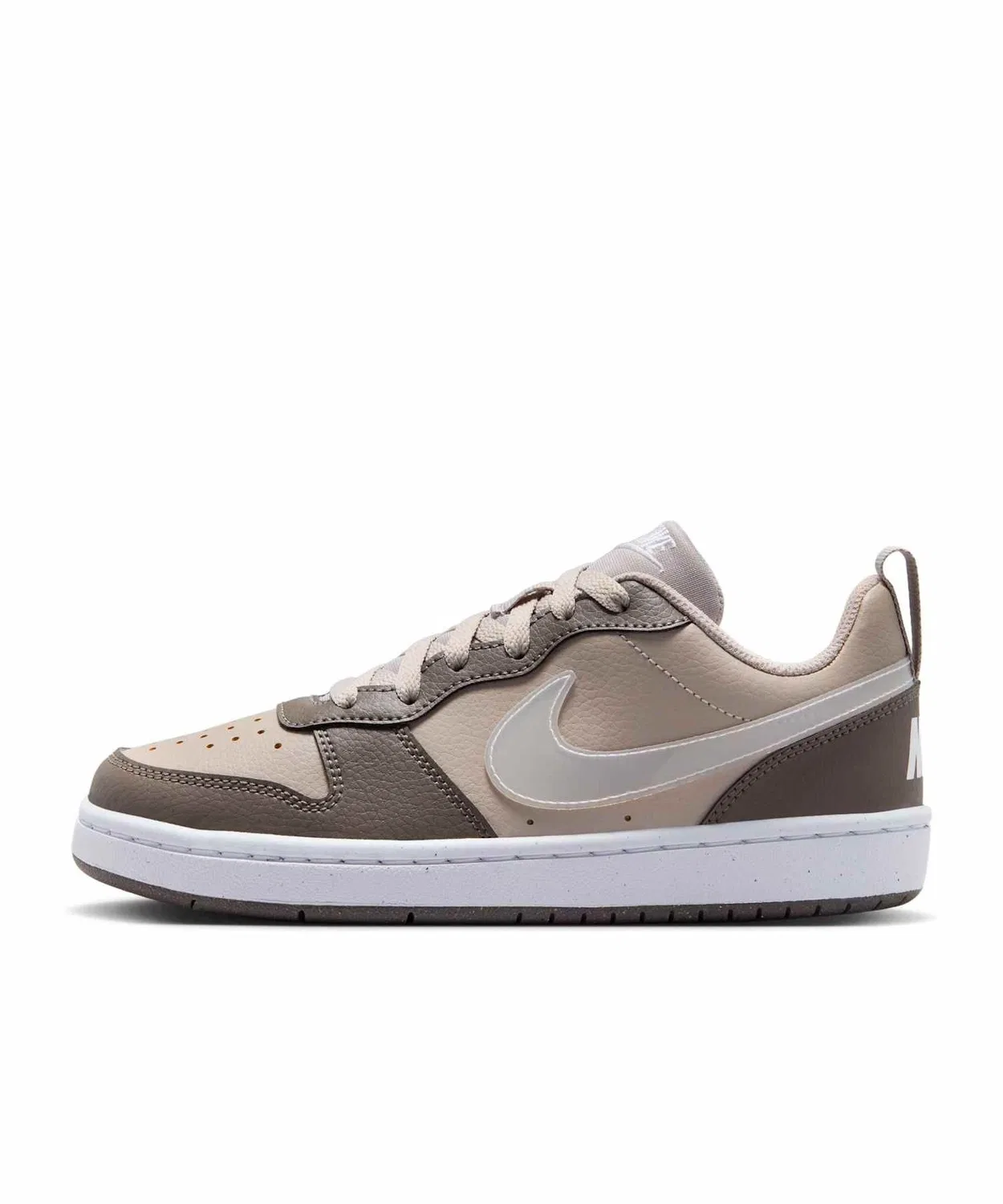 Детские кроссовки с низким силуэтом Nike Court Borough Low IV5820-200, Moon Particle/Cave Stone/White/White