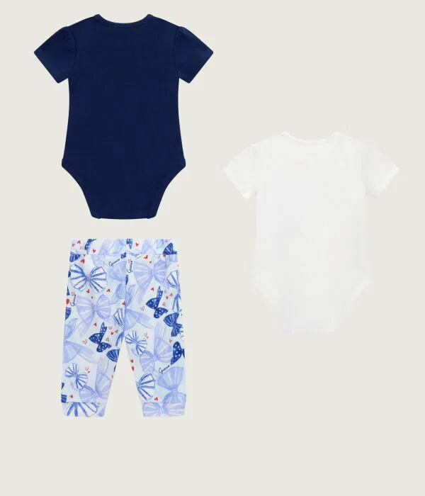 Детский комплект для мальчиков из хлопка Boby 2-pack + Pantaloni Guess, мультиколор — фото 2