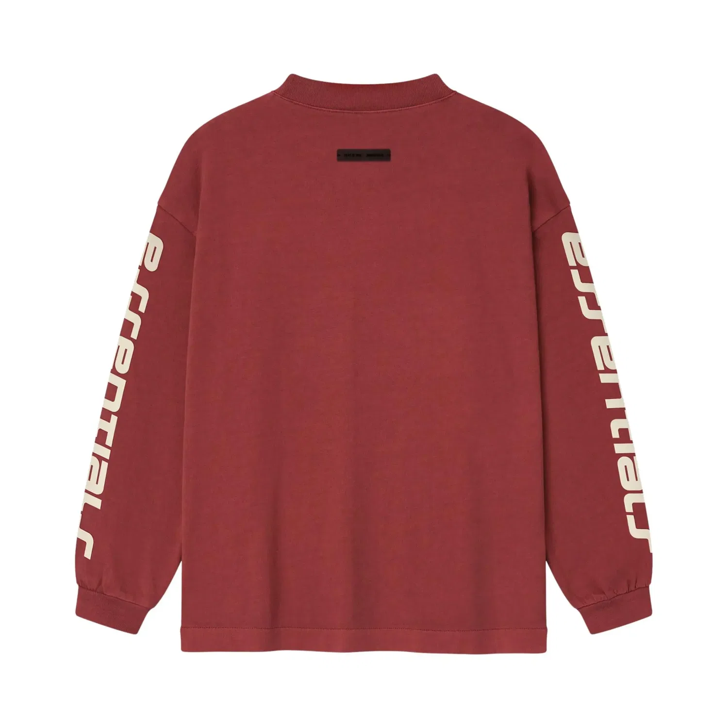 Классическая футболка с длинным рукавом Fear of God Essentials, красный — фото 2