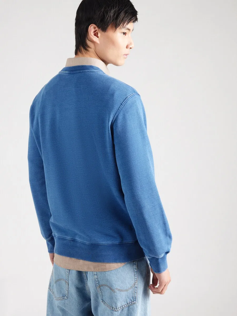 Толстовка LEVI'S стандартного кроя «Original Housemark Crewneck Sweatshirt» королевского синего цвета — фото 4