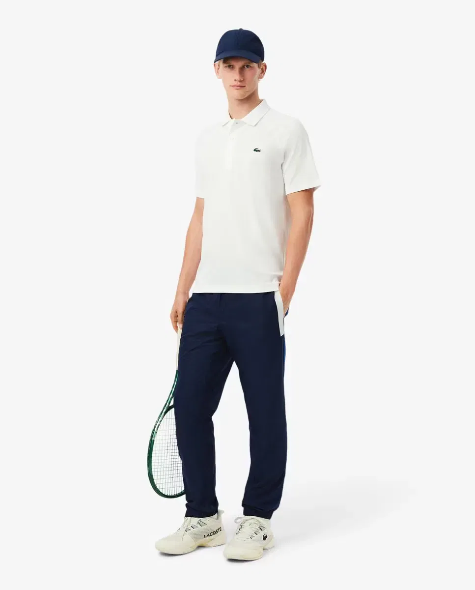 Мужские спортивные брюки-джоггеры из полиэстера French Capsule Negro Lacoste, Azul Oscuro