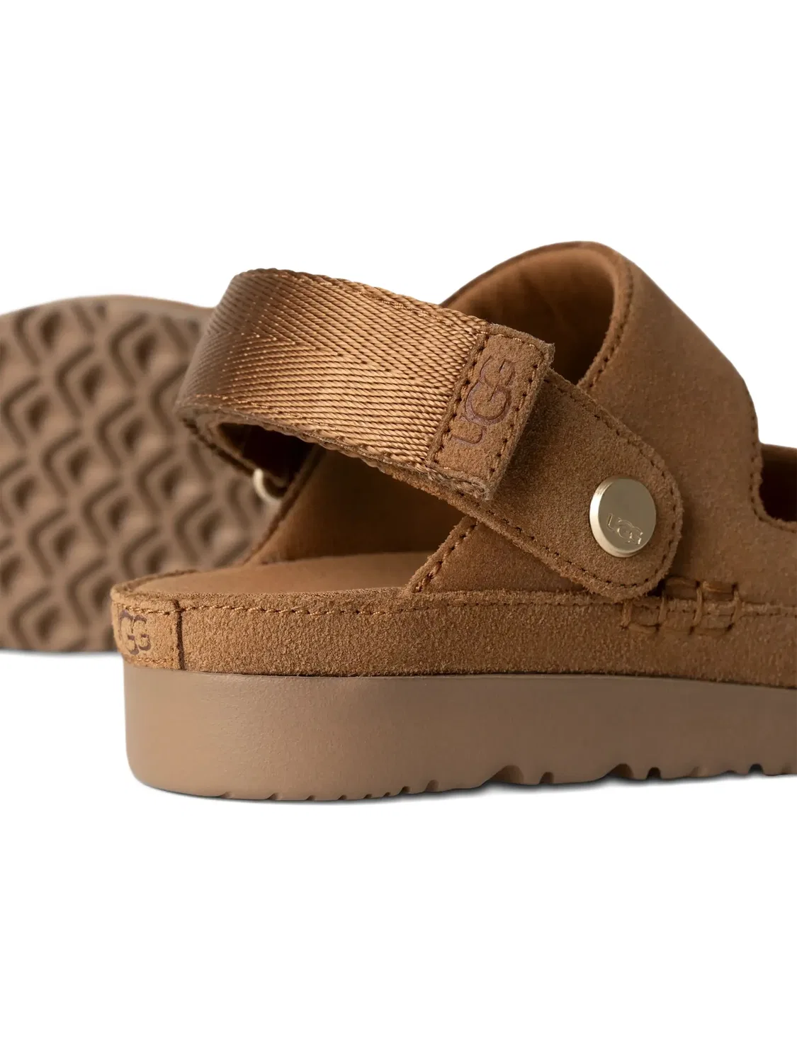Сандалии на платформе UGG, коричневый — фото 2