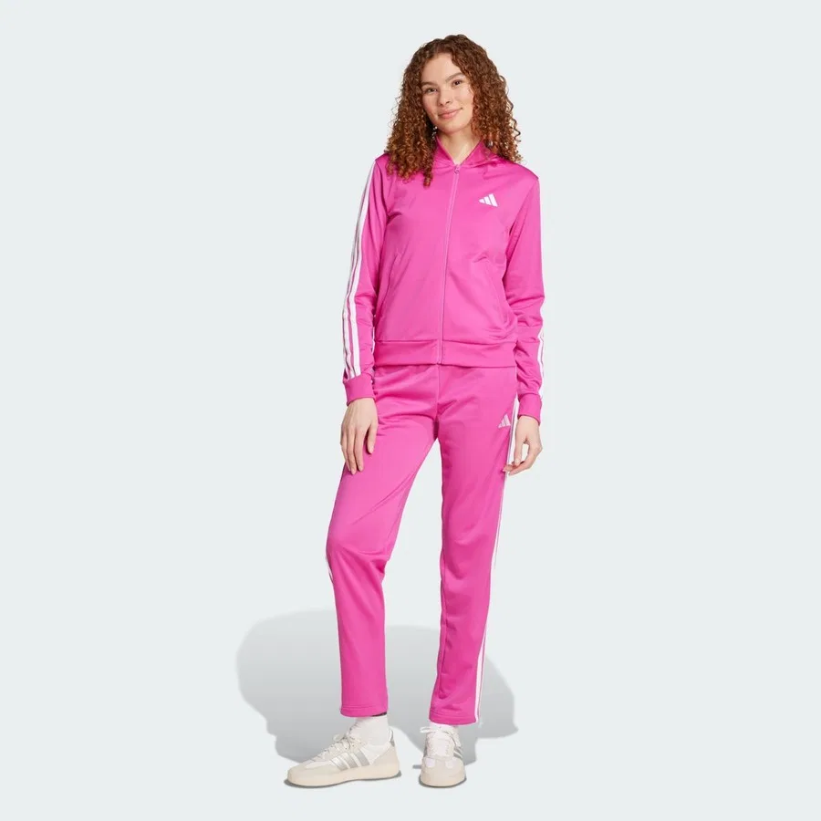 Спортивный костюм из трикотажа Dayready Tracksuit adidas, Розовый
