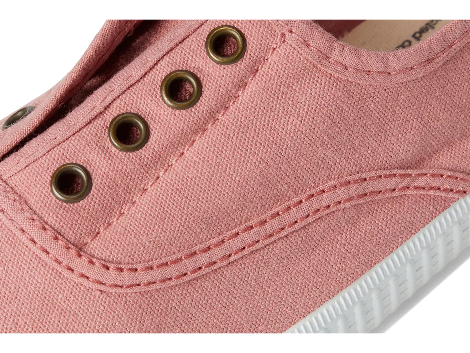 Детские кеды для мальчиков с принтом 1915 Dyed Canvas Sneaker & Elastic Middle & Reinforced Toe victoria, Nude — фото 2