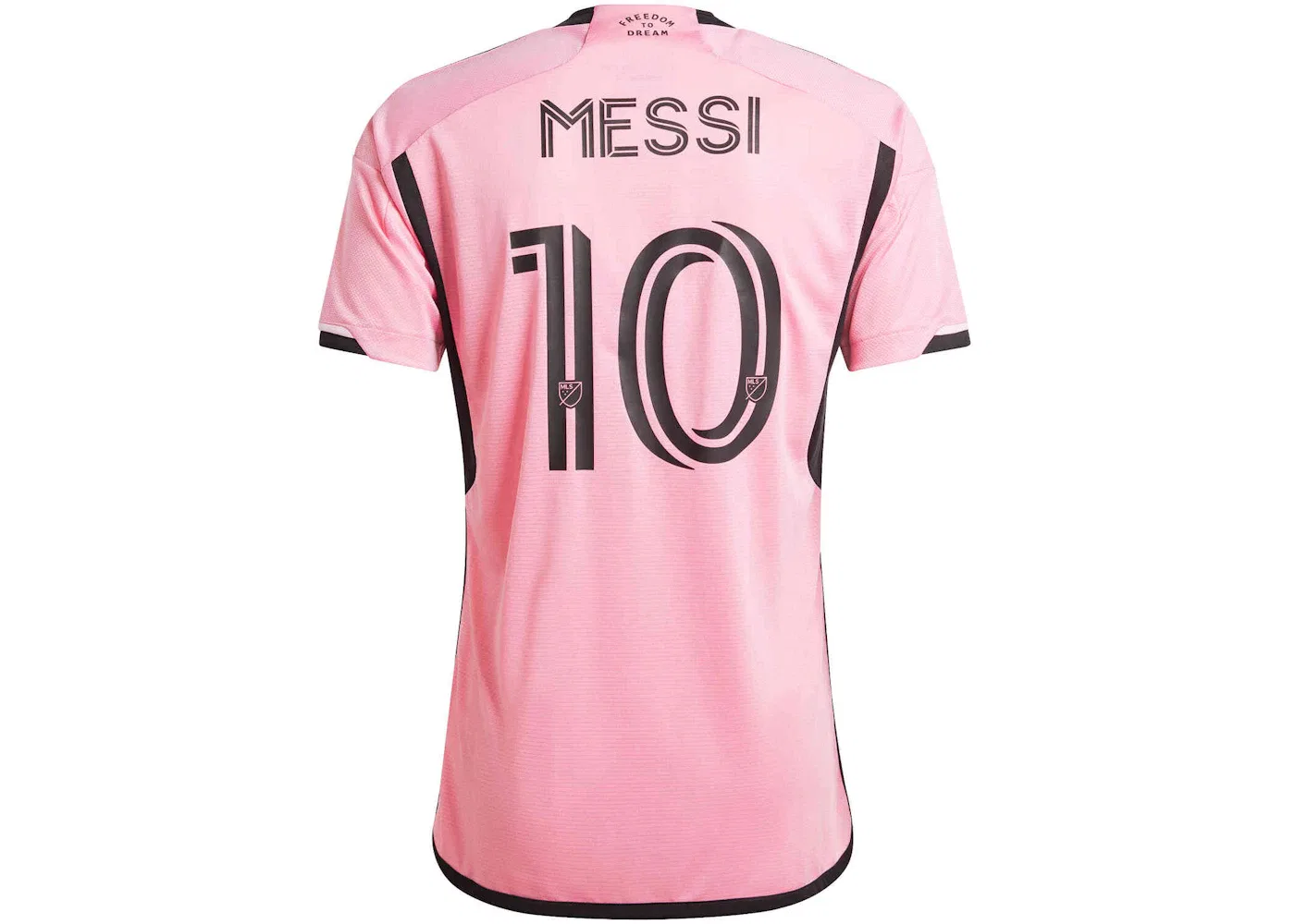 Мужская футболка с длинным рукавом Adidas Inter Miami CF 24/25 Messi Home Authentic Jersey, Easy Pink — фото 2