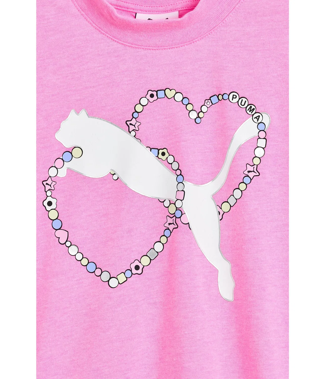 Комплект из футболки и леггинсов (для детей постарше) Puma Kids, Pink Pixel — фото 3