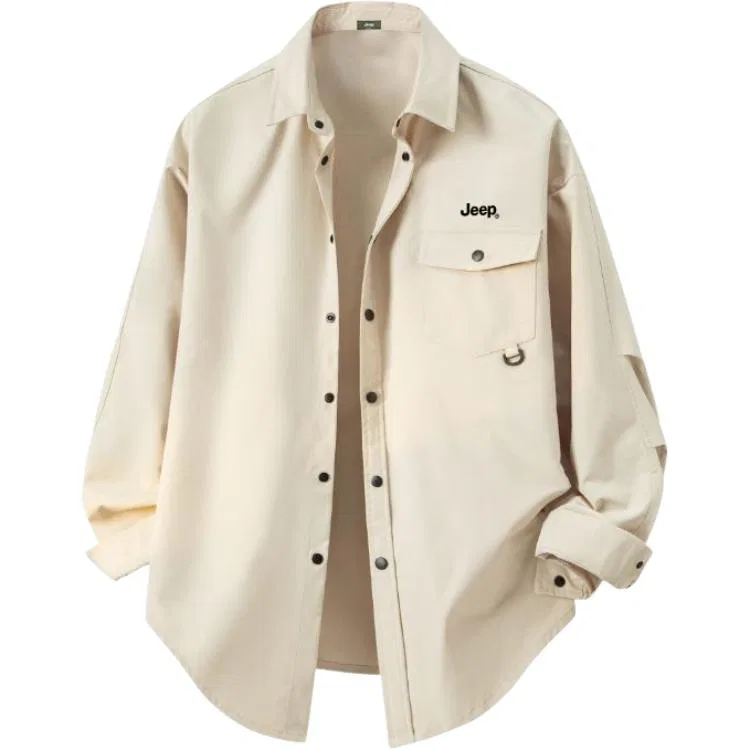 Детская рубашка-куртка с воротником, модель Leisure Collection, Jeep, Light Khaki