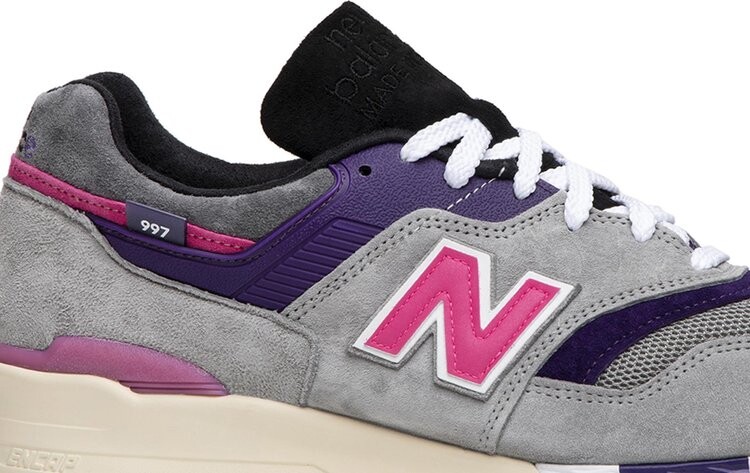 Кроссовки New Balance Kith x United Arrows & Sons x 997 'Grey Pink', серый — фото 3