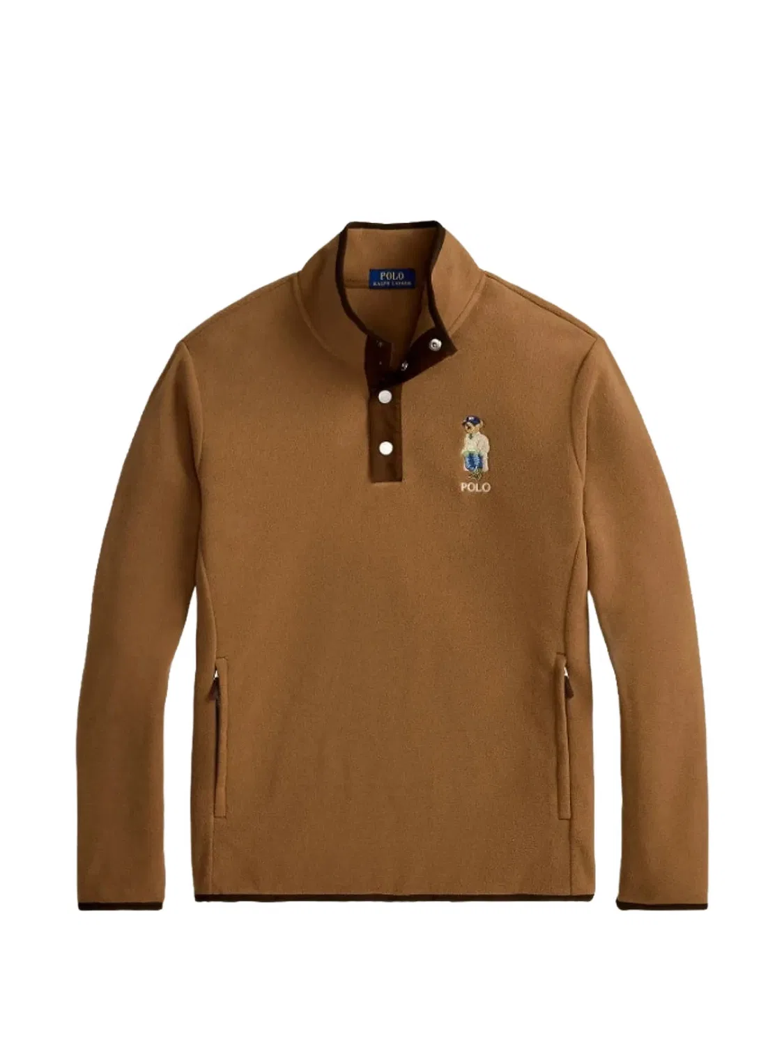 Polo Ralph Lauren Флисовый свитер Polo Bear коричневый