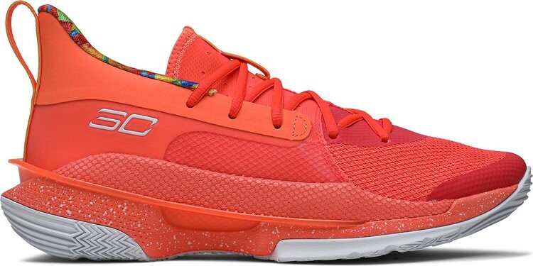 

Кроссовки Under Armour Sour Patch Kids x Curry 7 Peach Plasma, красный