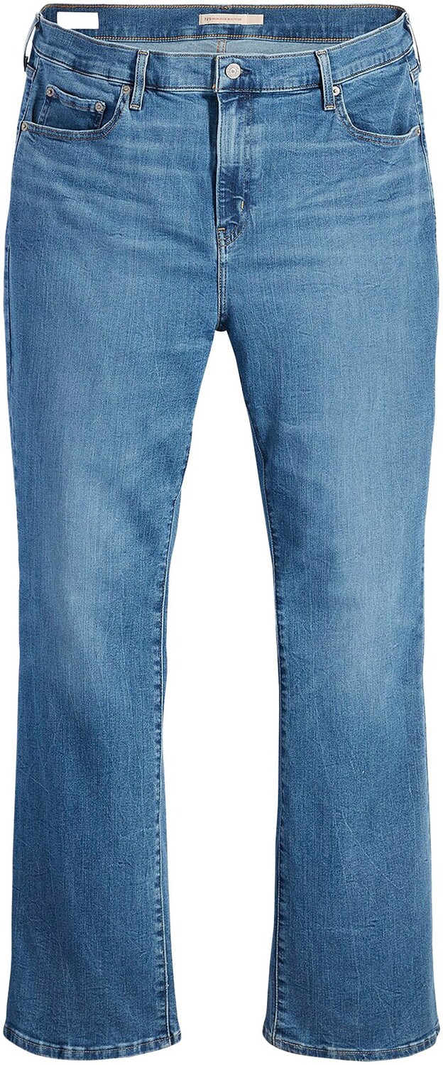 

Джинсы с загрузочным кроем Levi's Plus 725, синий джинсовый