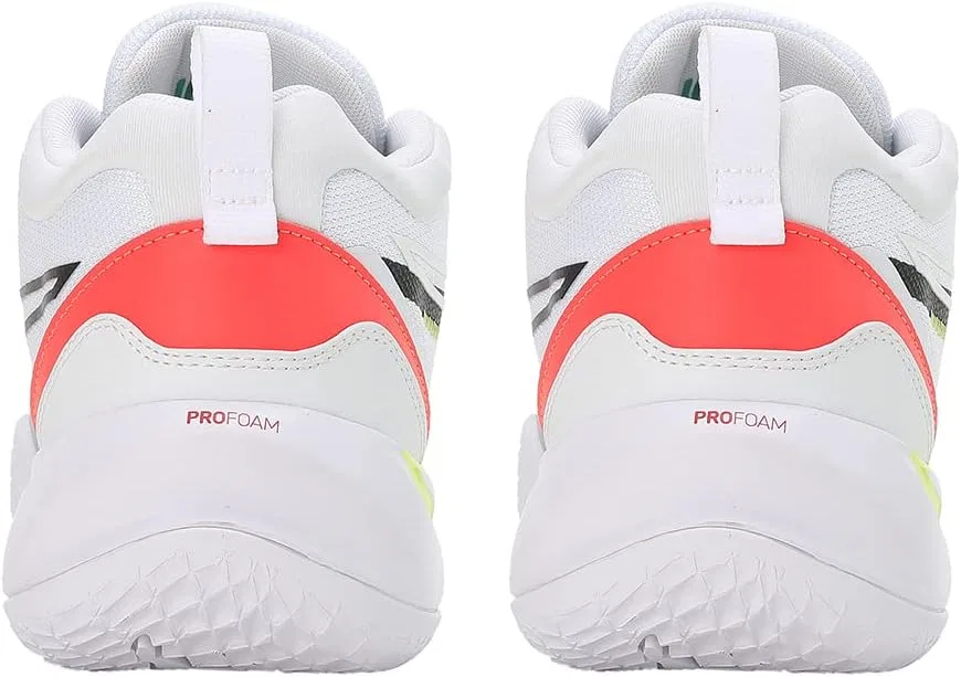 Баскетбольные кроссовки Playmaker Pro унисекс PUMA, Puma White Fiery Coral — фото 4