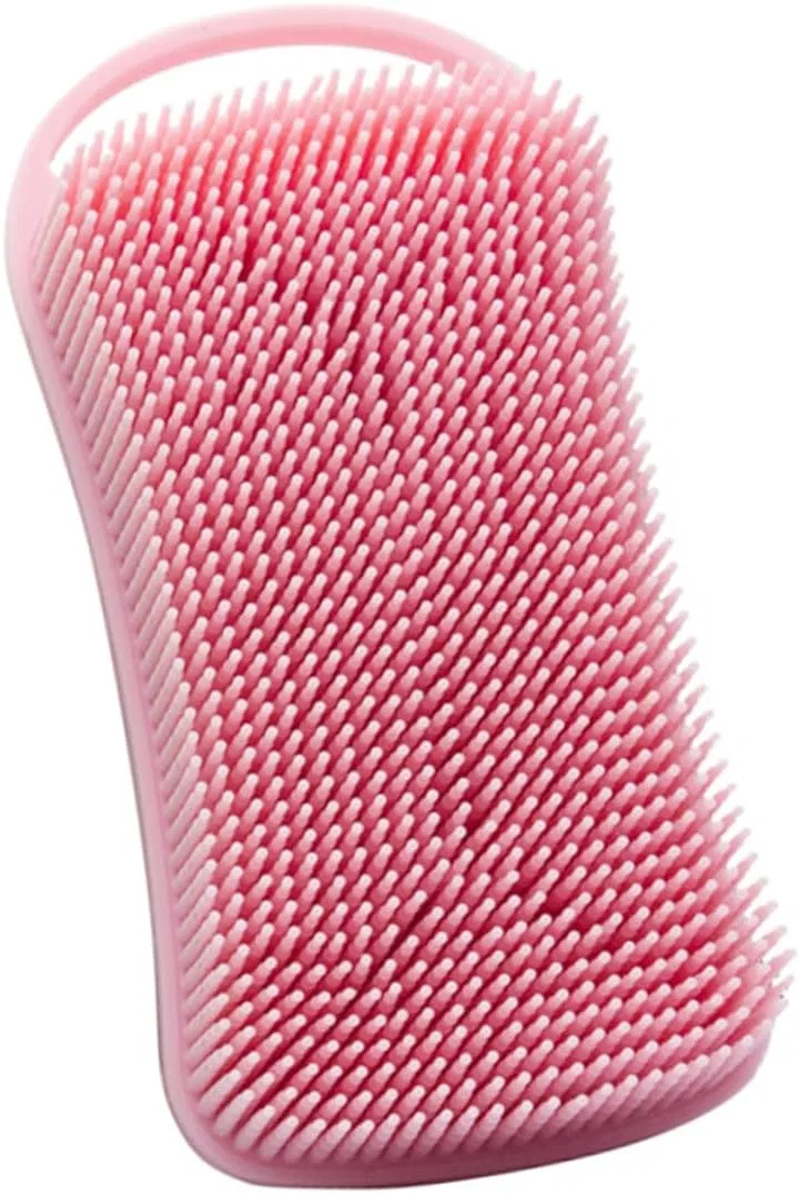 Скребок для тела силиконовый, Minkissy, 14.2x7x3.6 см, Rose
