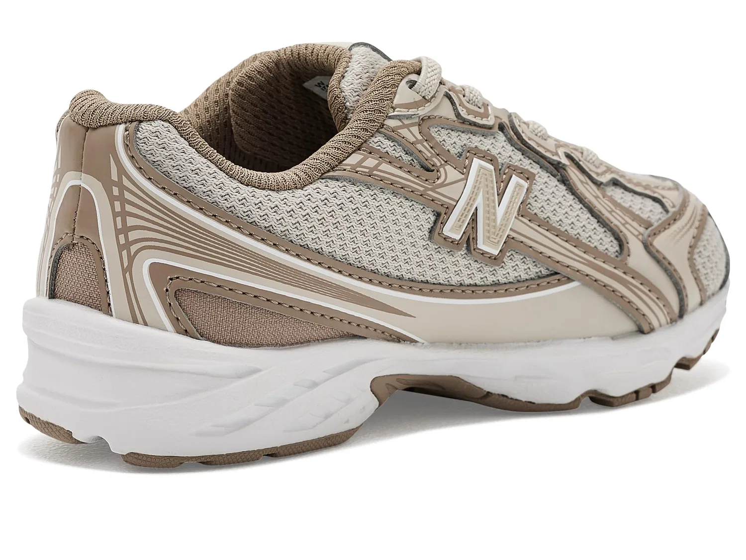 Кроссовки 740 Bungee Lace (для младенцев и малышей) New Balance Kids, Timberwolf/Driftwood — фото 4