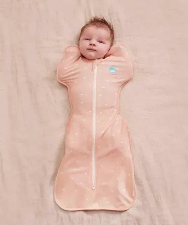 Комбинезон S1 Bamboo Light Heart Blush, SwaddleUp