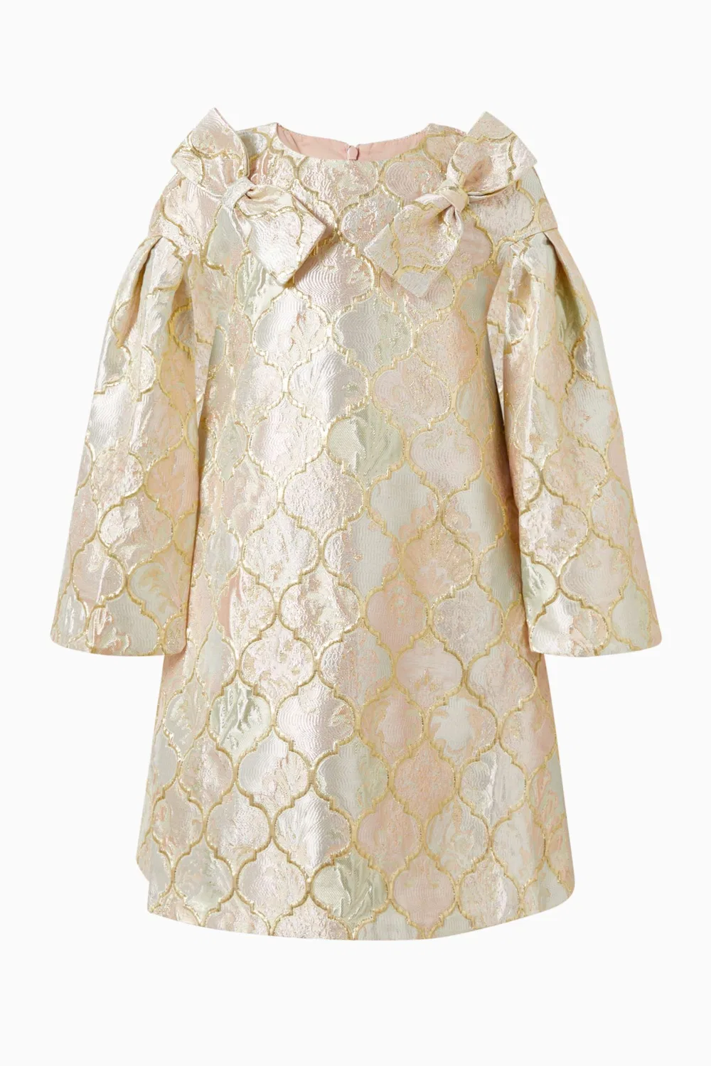 Платье-трапеция с брокаровым узором Flared Brocade Eirene