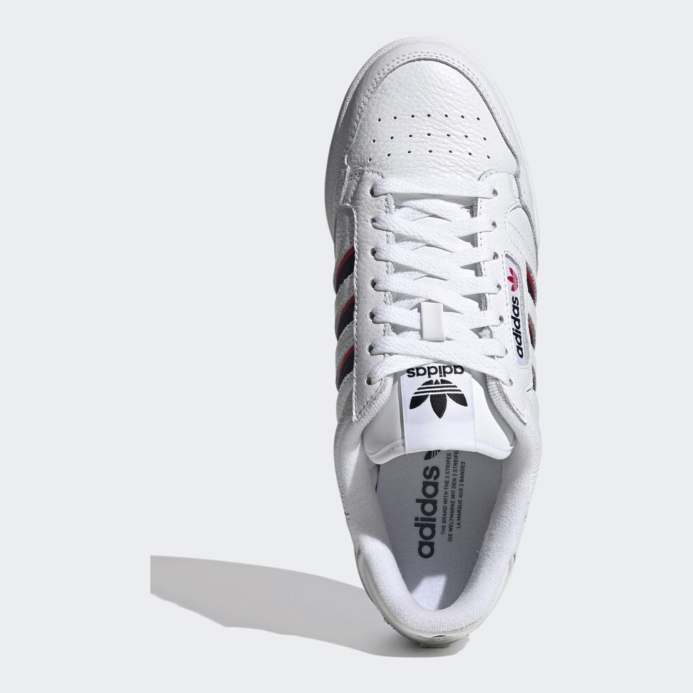 Кроссовки Adidas Originals Continental 80 Stripes Unisex, footwear white/collegiate navy/vivid red — фото 3