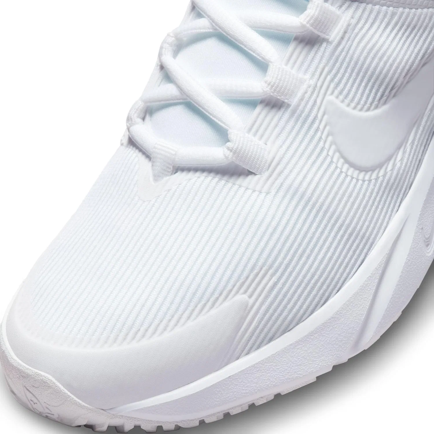 Детские кроссовки для мальчиков с шнуровкой NIKE Star Runner 4 Nn NIKE, White — фото 4