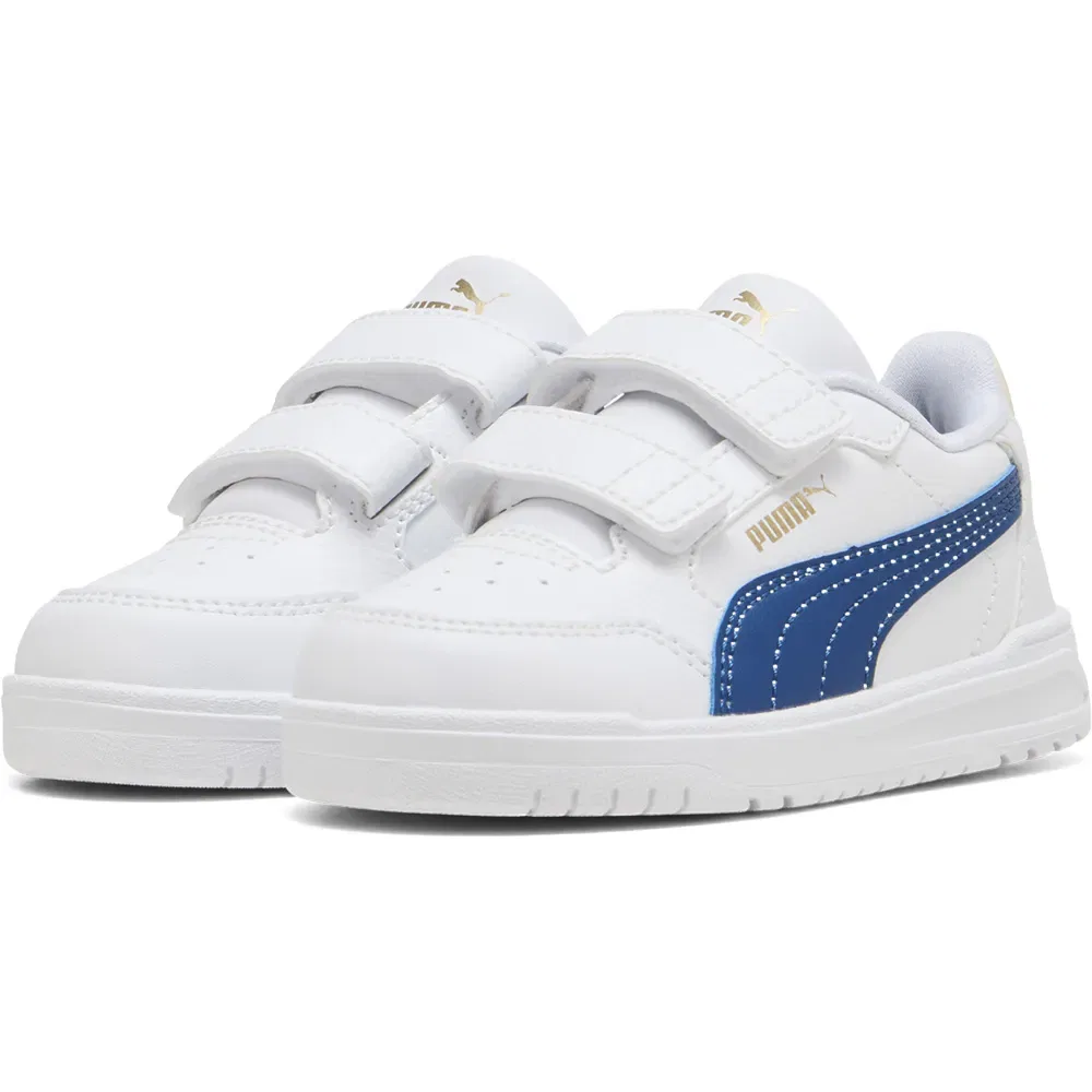 Детские кроссовки для девочек с низким верхом Shuffle Downtown Low V Puma, White — фото 2
