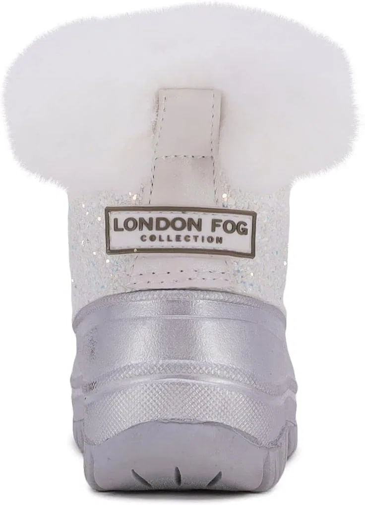 Детские зимние сапоги для девочек с утеплителем Tadley London Fog, White — фото 4