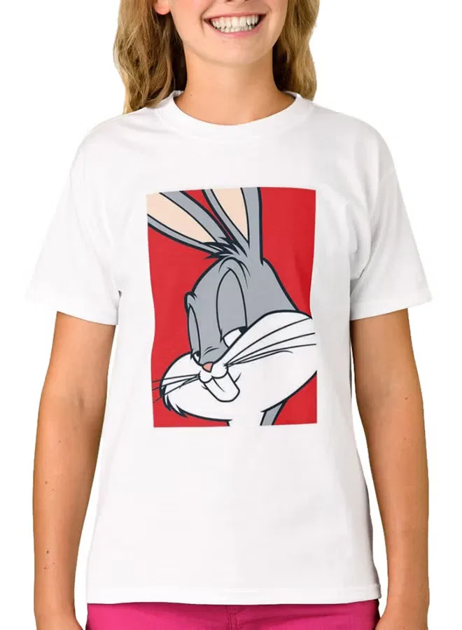 Футболка с принтом Bugs Bunny, 1St Piece, белый