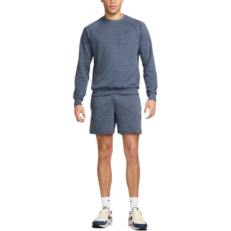 Мужской свитшот Nike Primary Fleece Dri-FIT UV Performance Crew, Obsidian — фото 3