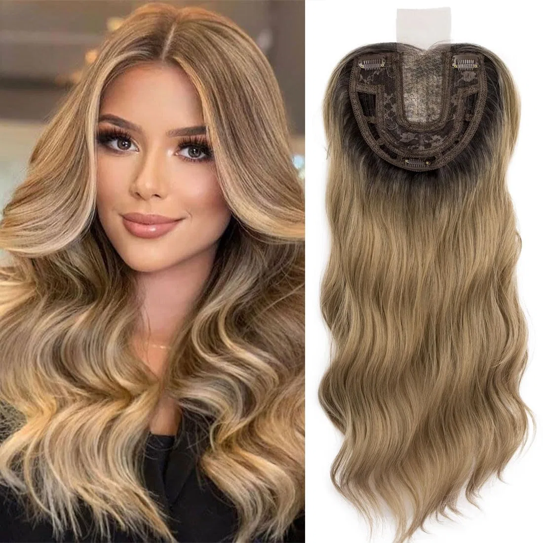 Накладка на волосы с челкой «Ombre Brown» Swy Hair, Ombre Brown