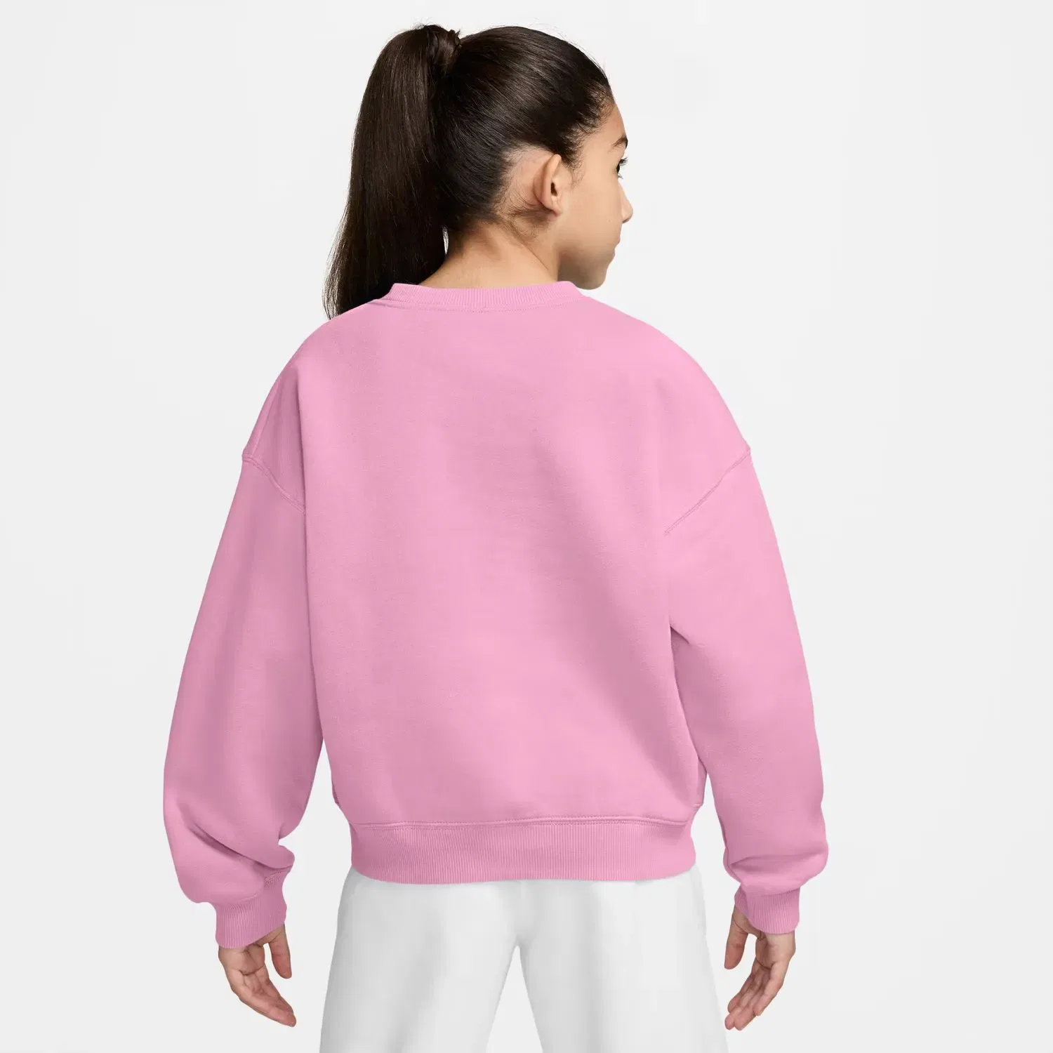 Детская худи для девочек Nike Sportswear Studio Fleece Nike, Красный — фото 2