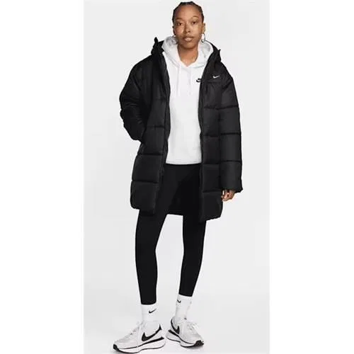 Женская парка с длинным рукавом Sportswear Classic Puffer Nike, Schwarz — фото 4