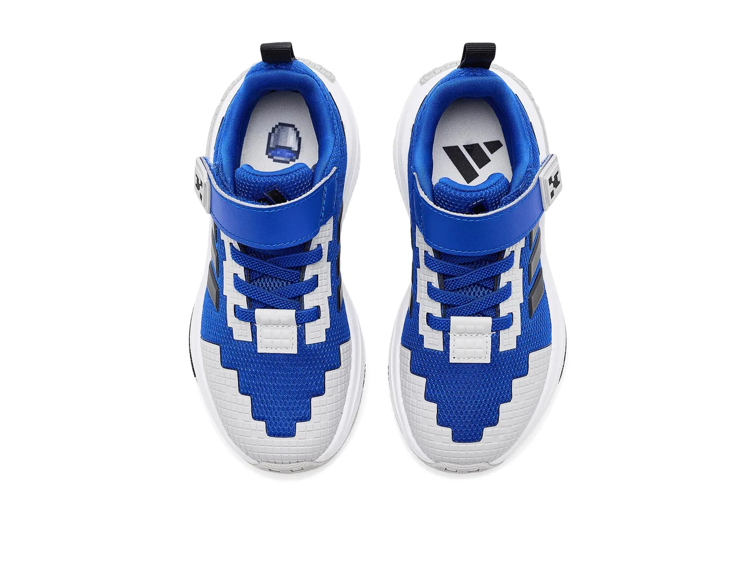 Кроссовки Minecraft Pro (для маленьких детей) Adidas Kids, Team Royal Blue/Black/Ligh Solid Grey — фото 3